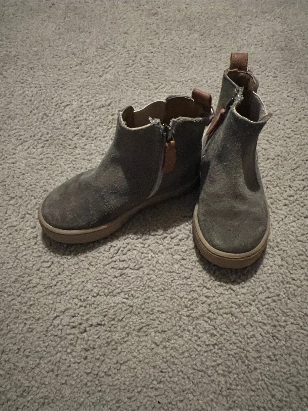 Free People Kids Chelsea Boots in Grey